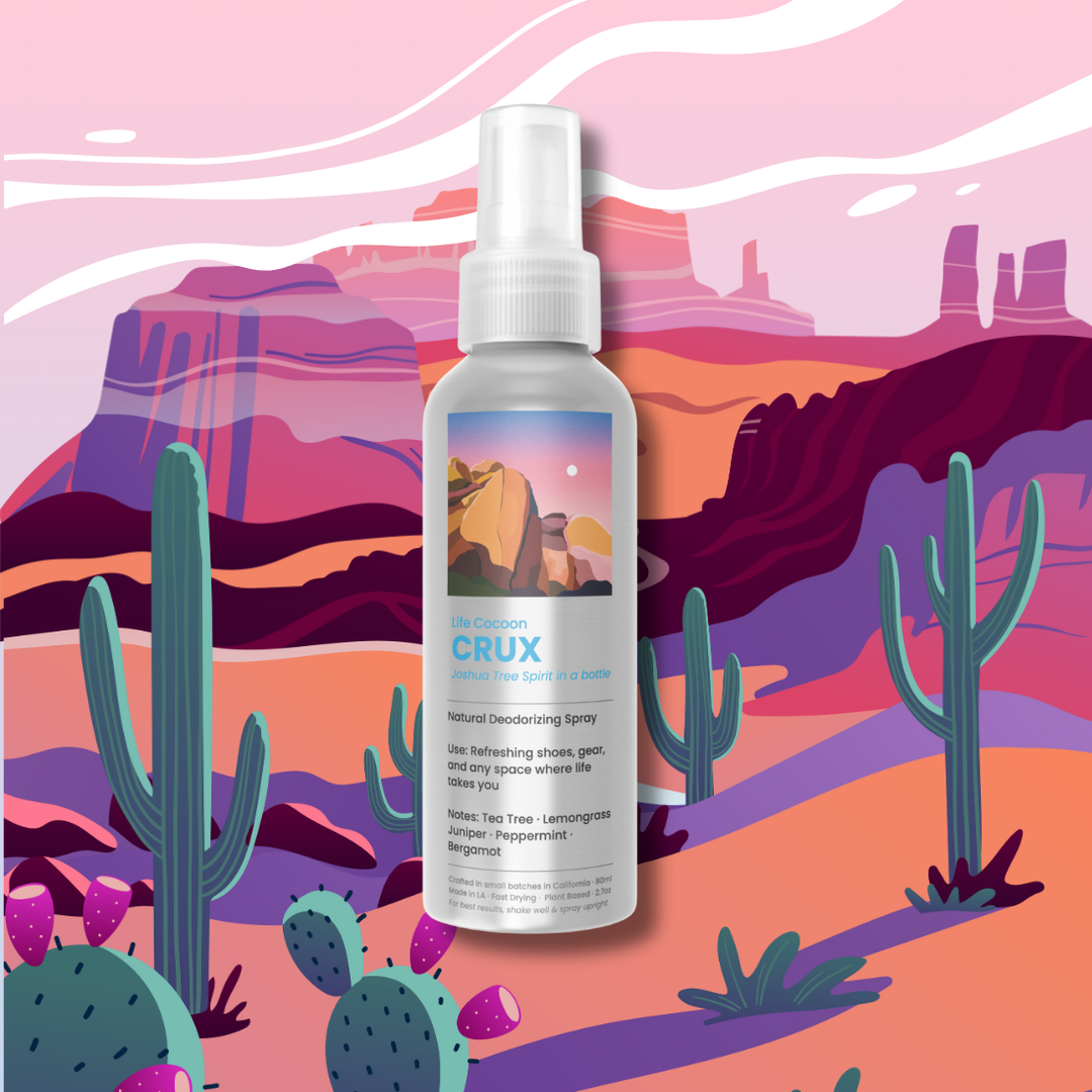 CRUX Gear Spray – Shoe & Gear Odor Eliminator by Life Cocoon