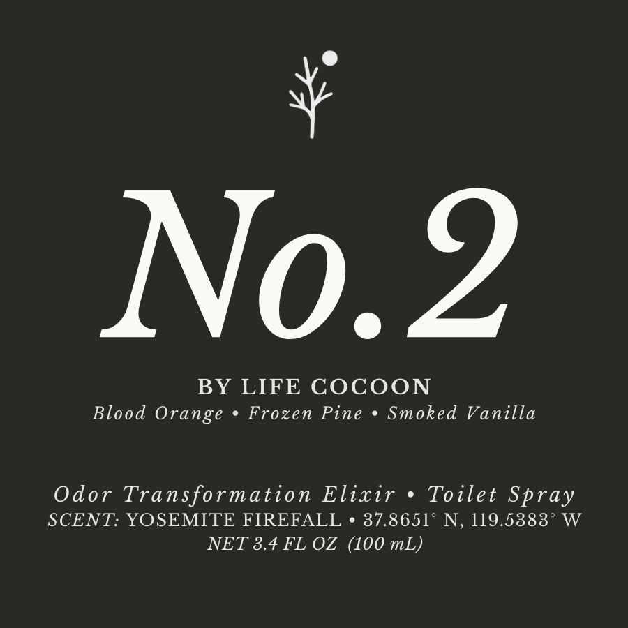 No. 2 by Life Cocoon | Botanical Toilet Pre-Spray | Odor Eliminator