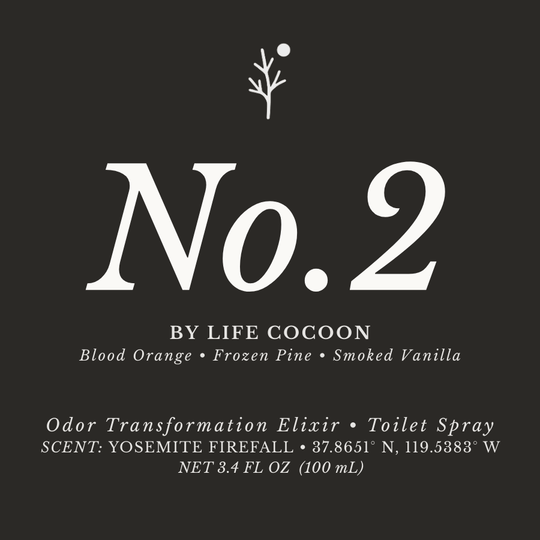 No. 2 by Life Cocoon | Botanical Toilet Pre-Spray | Odor Eliminator