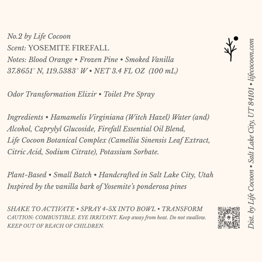 No. 2 by Life Cocoon | Botanical Toilet Pre-Spray | Odor Eliminator